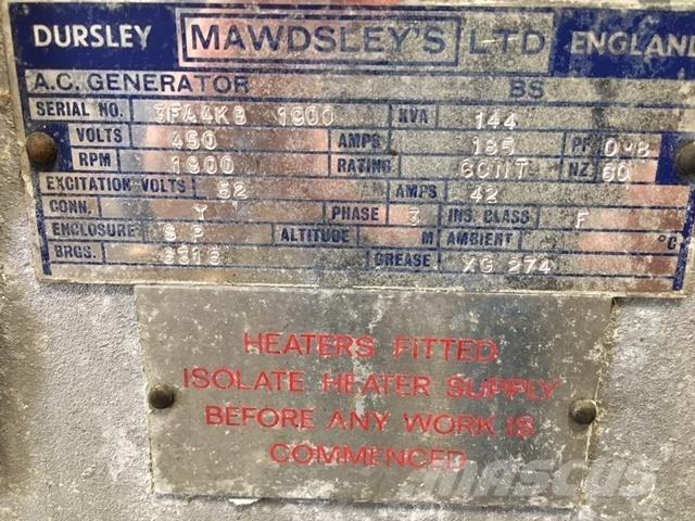  144 kVA Mawdsley Generator Övriga generatorer
