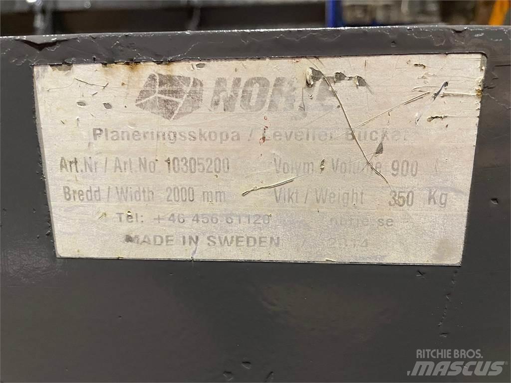  2000 mm Læsseskovl Skopor