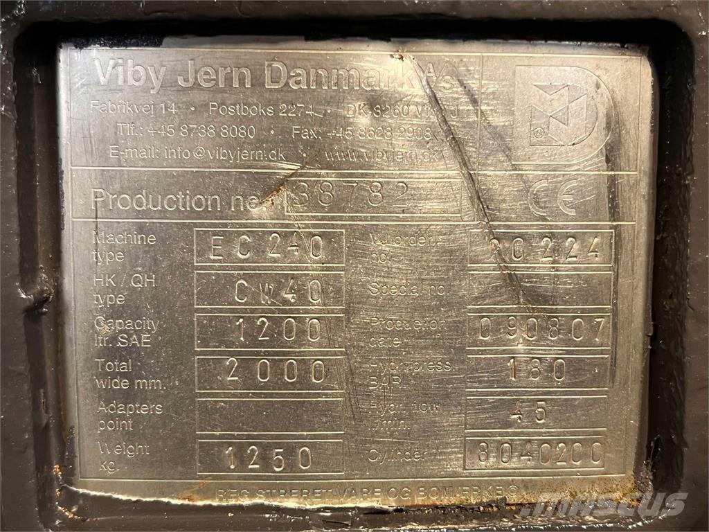  2000 mm Tiltskovl Skopor