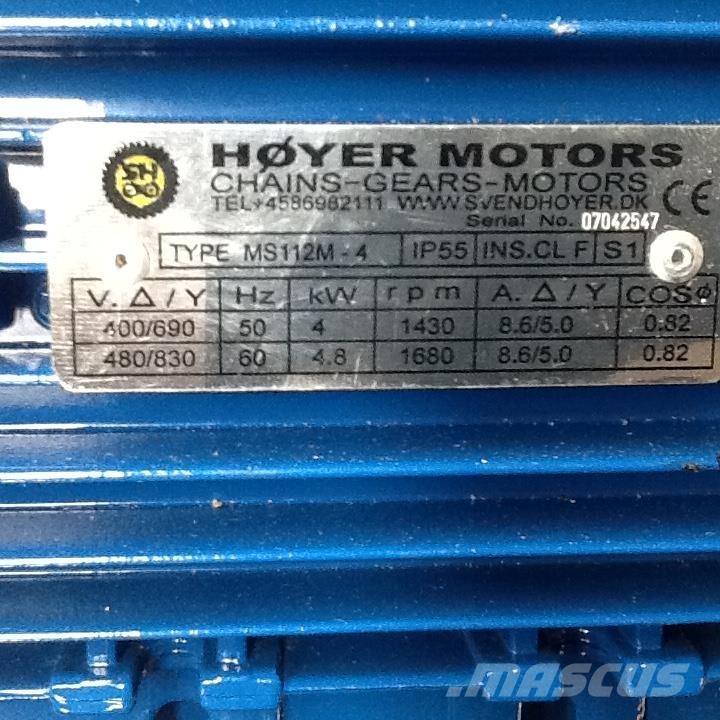  4,0 kW Høyer E-Motor Motorer