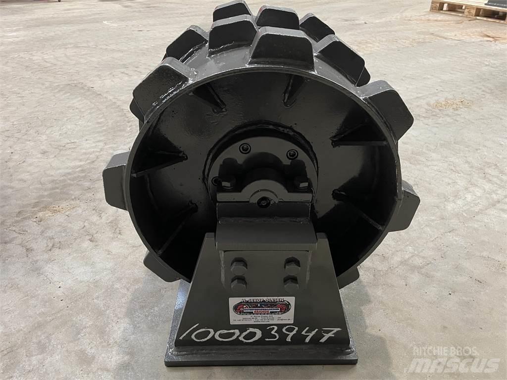  450 mm kompaktorhjul Pneumatiska Hjulvältar