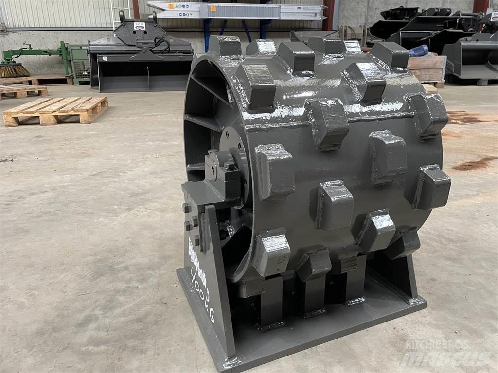 470 mm kompaktorhjul Pneumatiska Hjulvältar