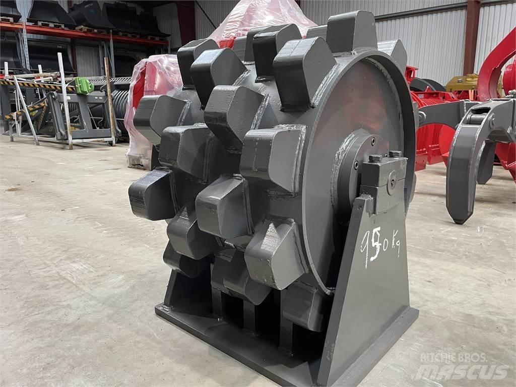  570 mm kompaktorhjul Pneumatiska Hjulvältar