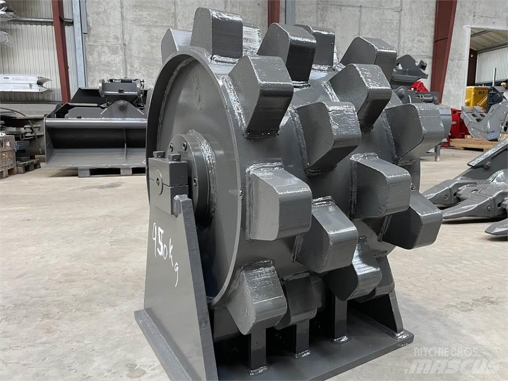  570 mm kompaktorhjul Pneumatiska Hjulvältar