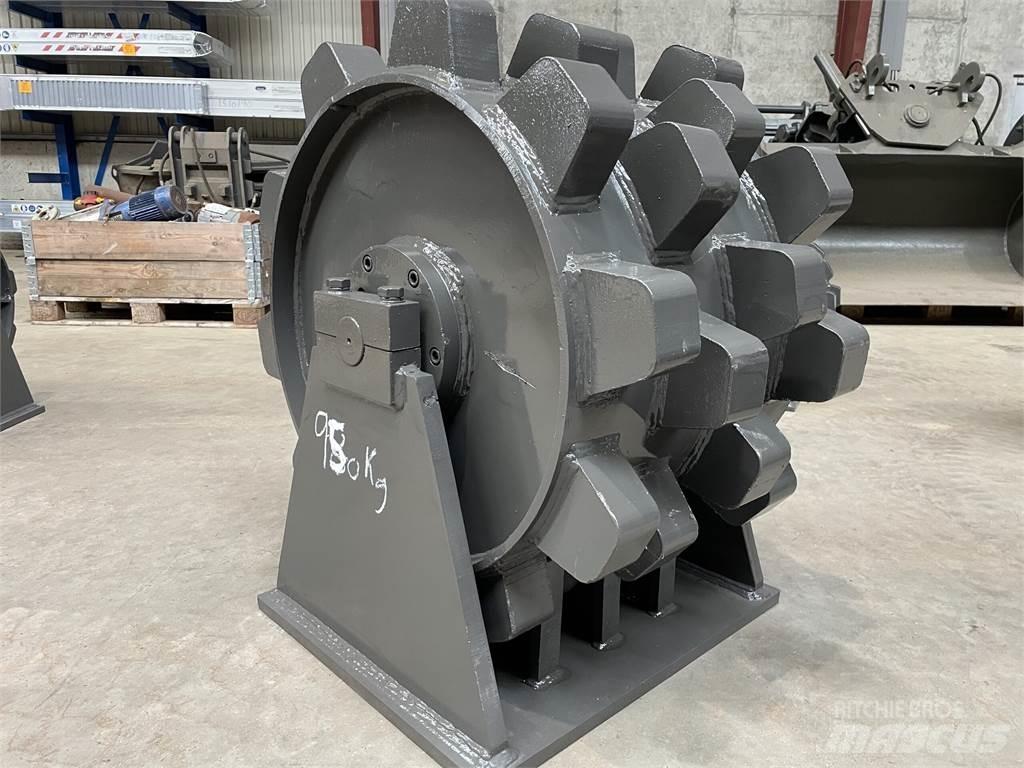  570 mm kompaktorhjul Pneumatiska Hjulvältar