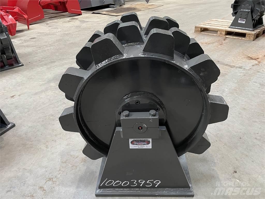  570 mm kompaktorhjul Pneumatiska Hjulvältar