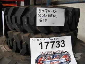  5X70-12 Solideal dæk - 2 stk. Däck, hjul och fälgar