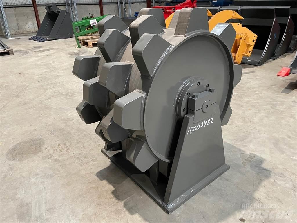  650 mm Kompaktorhjul Pneumatiska Hjulvältar