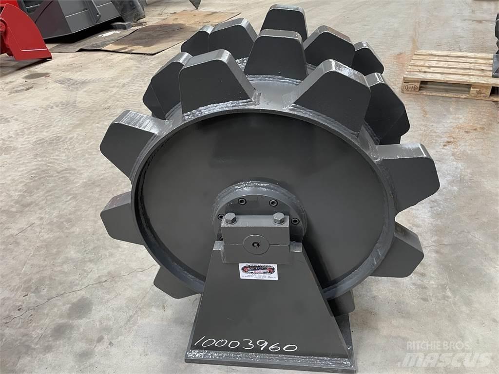  650 mm kompaktorhjul Pneumatiska Hjulvältar