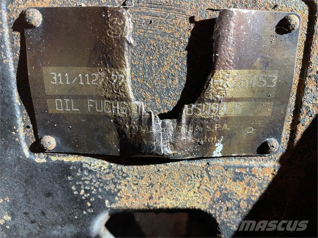  Bagaksel ex. Schaeff 863 Hjulaxlar