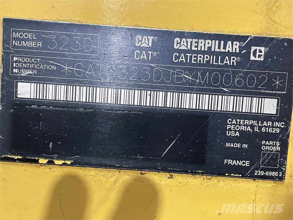 CAT 323D monobom Övriga