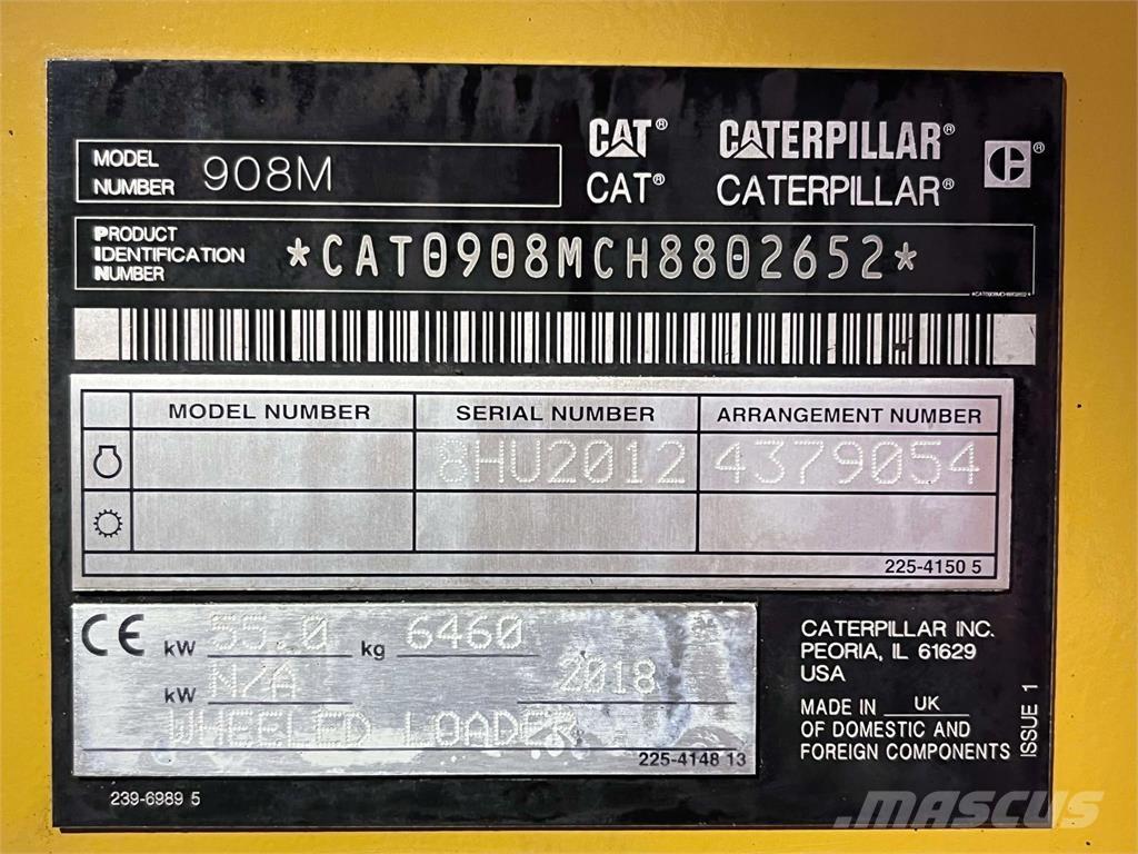 CAT 908M Frontramme Övriga
