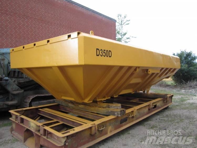 CAT D350D dumperkasse, brugt Minidumprar