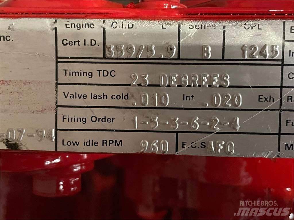 Cummins 6BT5,9-C motor Motorer
