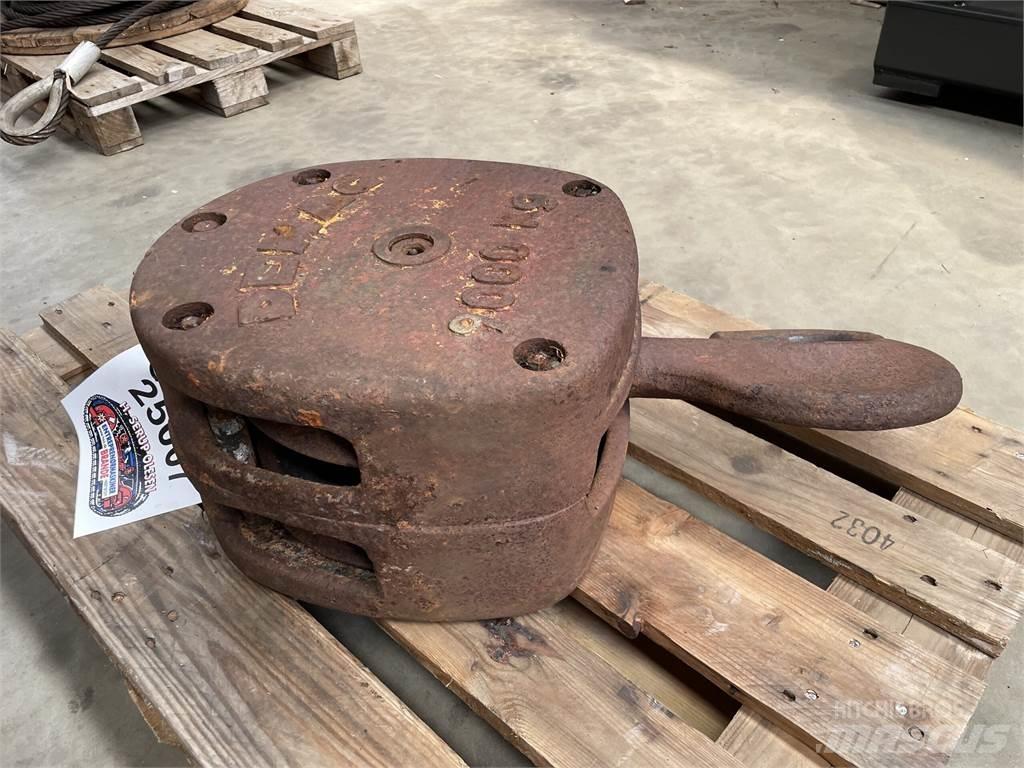 Demag løfteblok - 9000 kg Kranar, delar och tillbehör