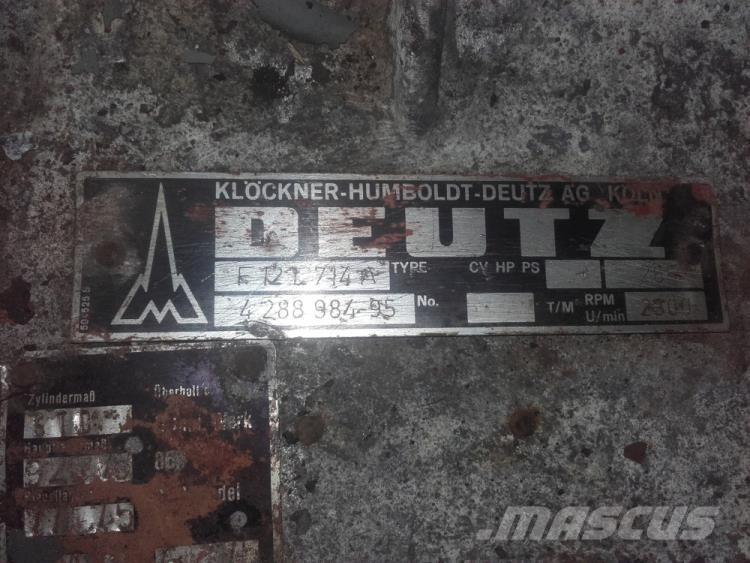 Deutz F12L 714A motor Motorer