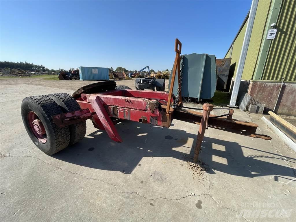  Dolly 1-akslet Låg lastande semi trailer