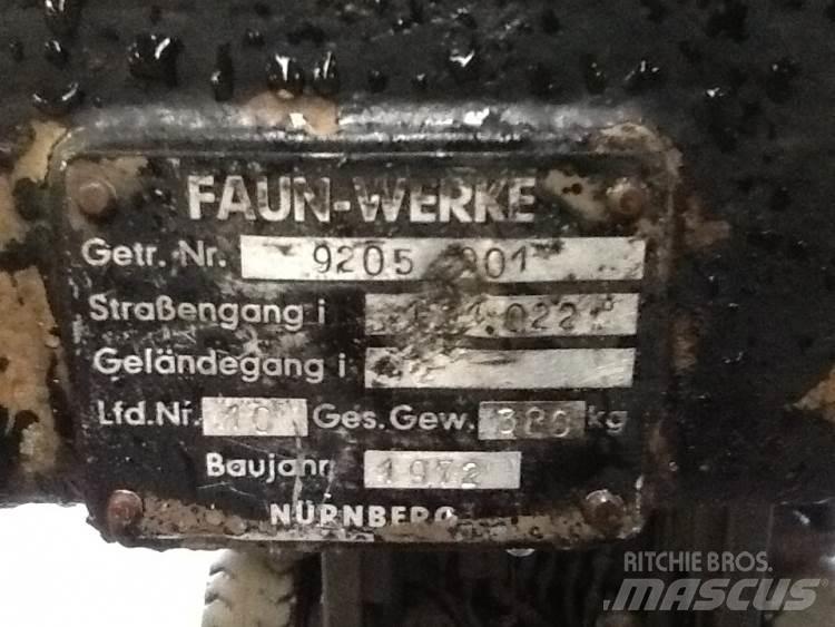 Faun gear til twin motor Växellådor