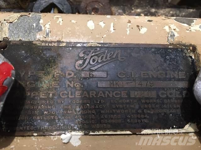 Foden type FD6 motor Motorer