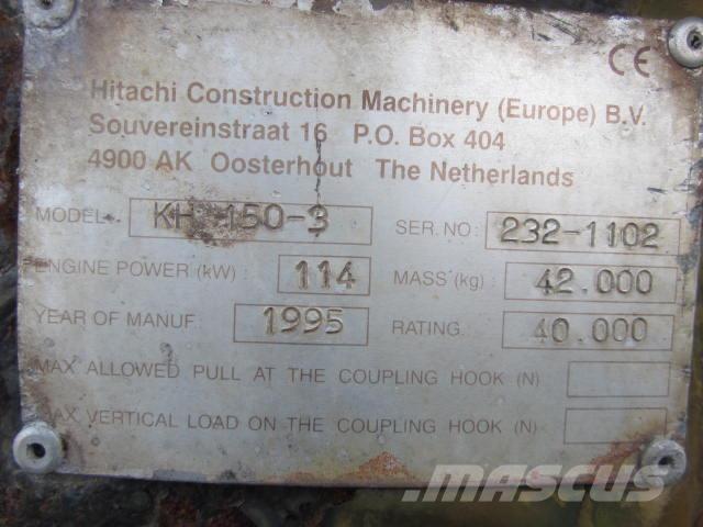 Hitachi KH150-3 til ophug Bandgrävare