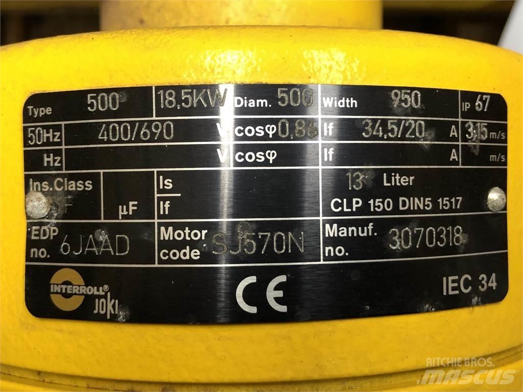 Joki Tromlemotor Type 500 Transportband