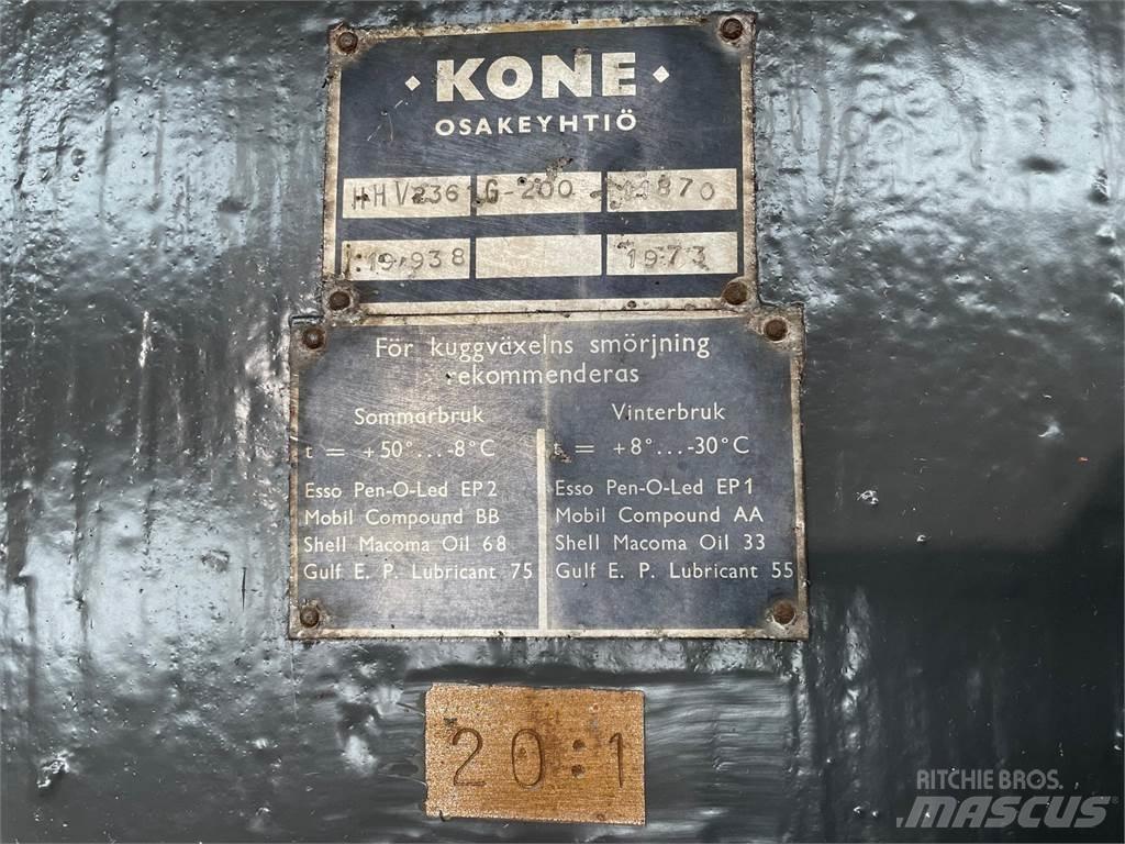 Kone Type HHV236 gear - 20:1 Växellådor