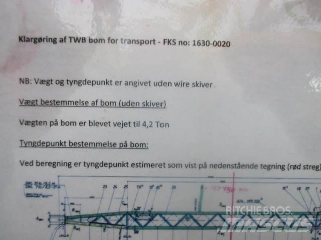  Kran bom SWL 20 ton Kranar, delar och tillbehör