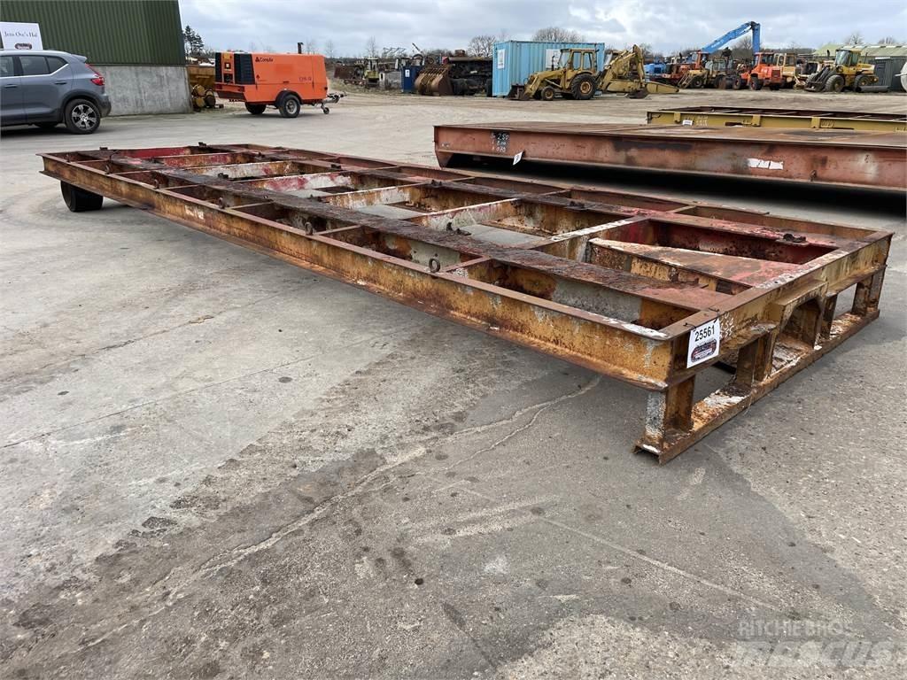 Mafi trailer 20ft - 25 ton Låg lastande semi trailer