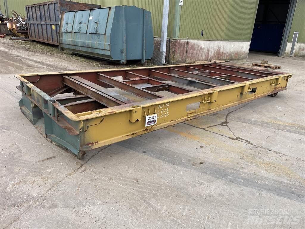  Maft trailer 20ft - 25 ton Låg lastande semi trailer
