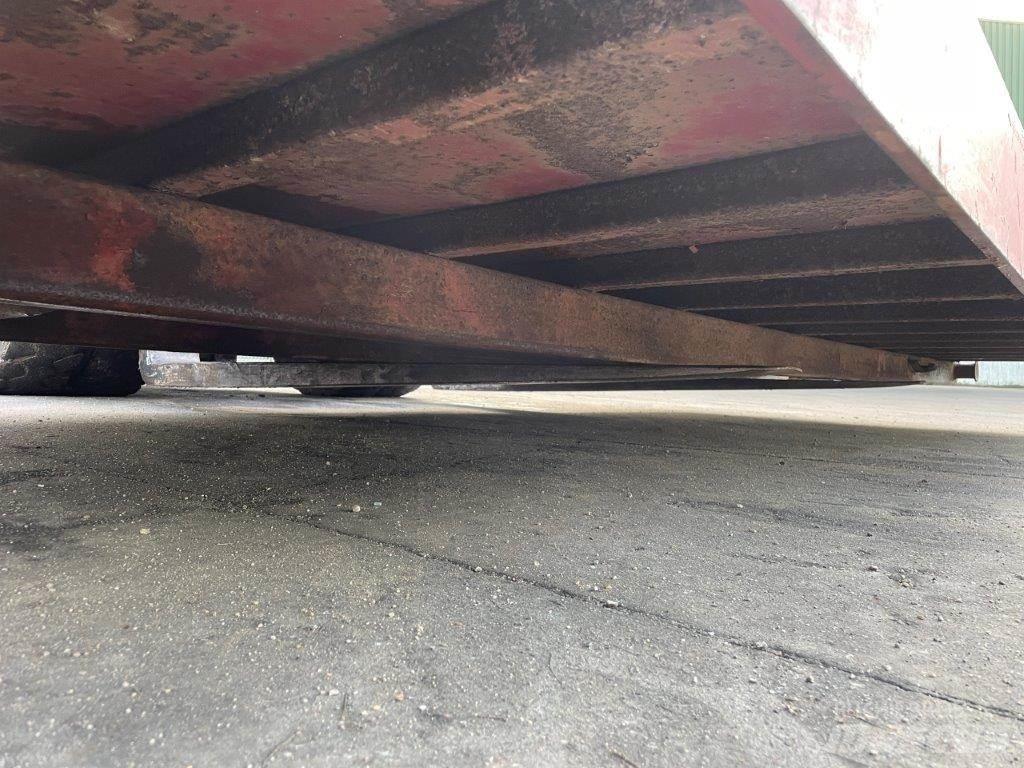  Maskintrailer med wirehejs Låg lastande semi trailer