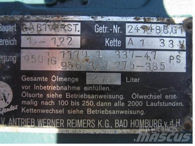  P.I.V. gear Type GA B1VERST Växellådor