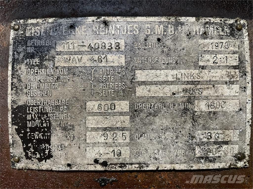 Reintjes WAV 461 Gear Växellådor