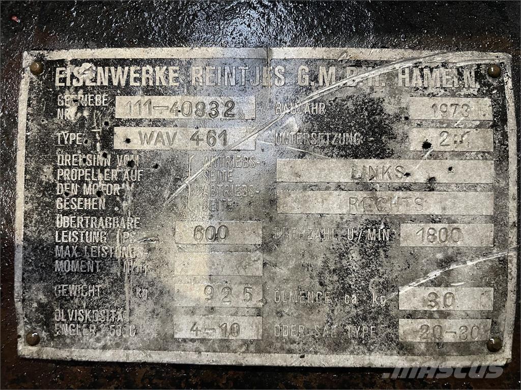 Reintjes WAV 461 Gear Växellådor