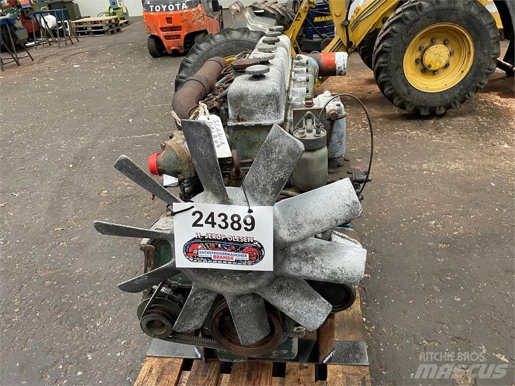 Scania D8L B09 motor. Motorer
