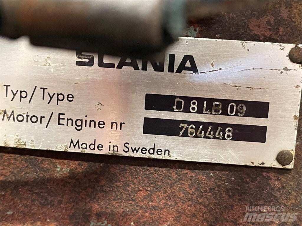 Scania D8L B09 motor. Motorer