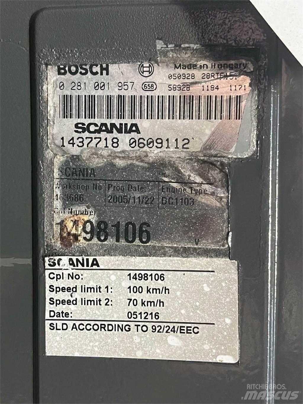 Scania DC11 03 B02 motor Motorer