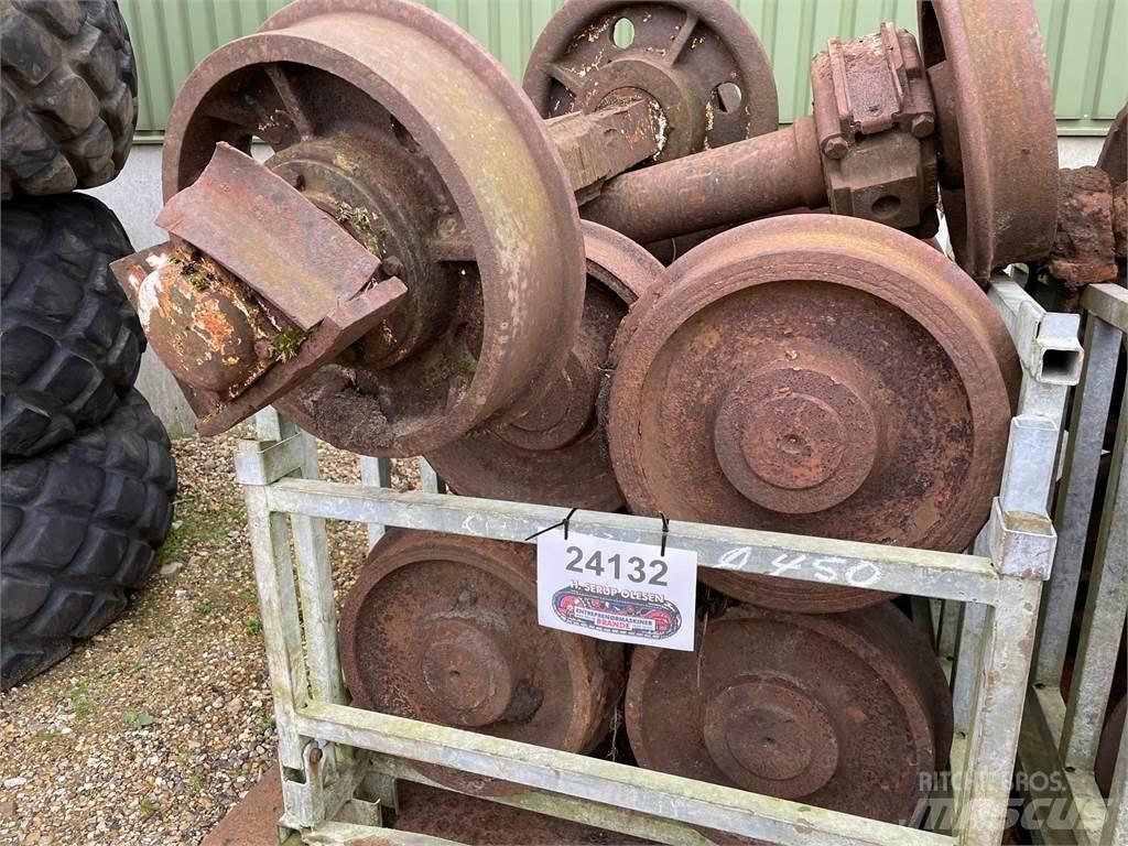  Skinnehjul ø450 mm + flange Däck, hjul och fälgar