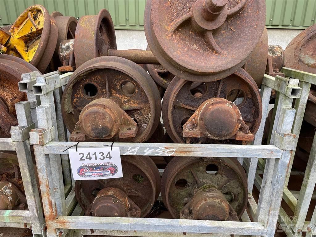  Skinnehjul ø450 mm + flange Däck, hjul och fälgar