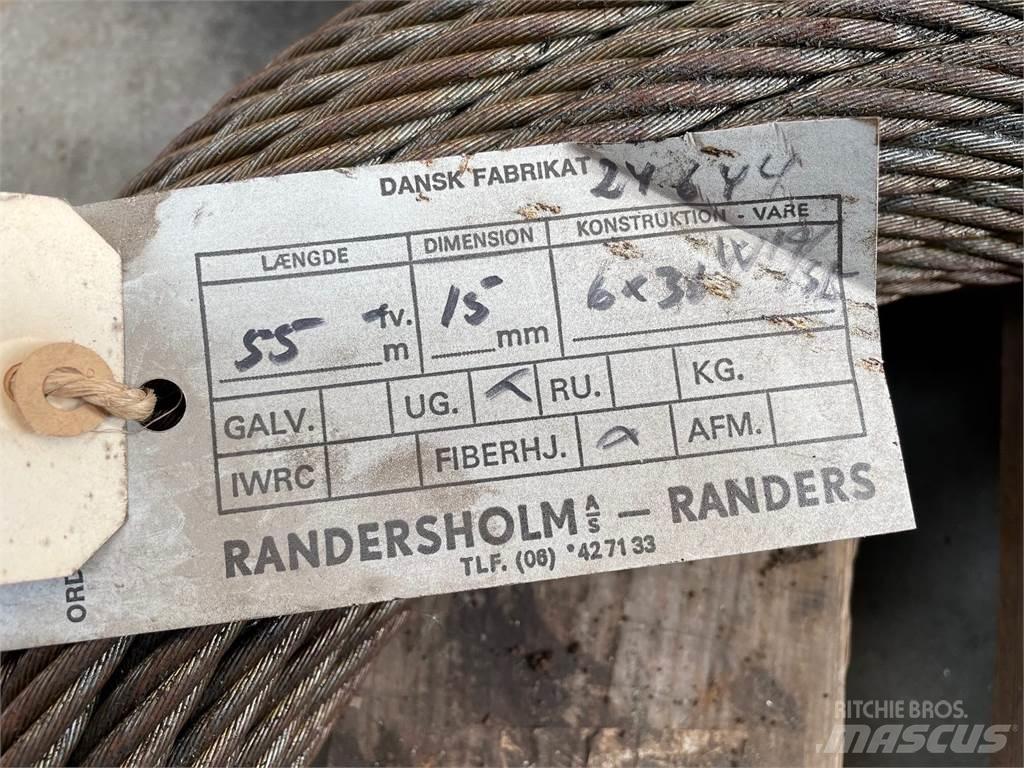  Stålwire Ø15 mm Kranar, delar och tillbehör
