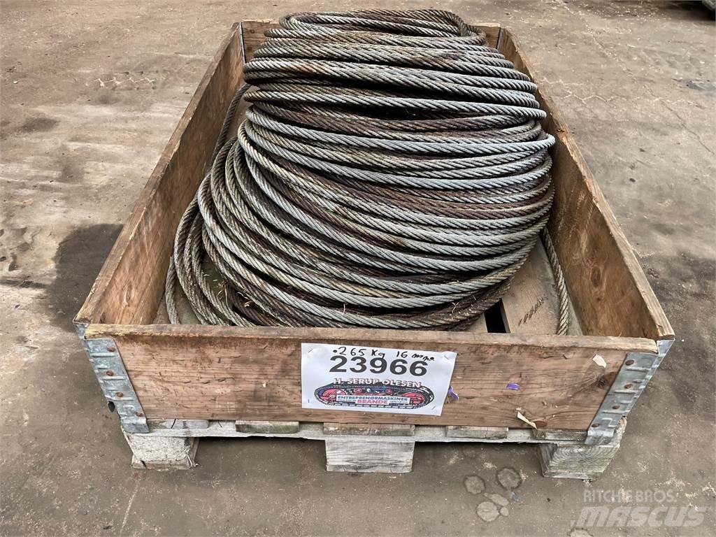 Stålwire Ø16 mm Kranar, delar och tillbehör