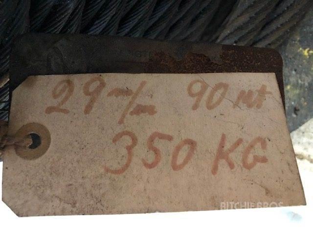  Stålwire Ø29 mm Kranar, delar och tillbehör