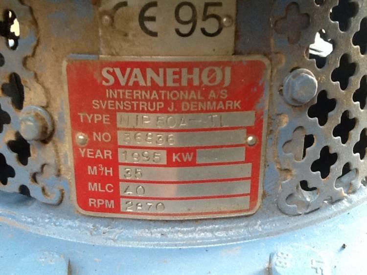  Svanehøj NP 50A-TL pumpe Vattenpumpar
