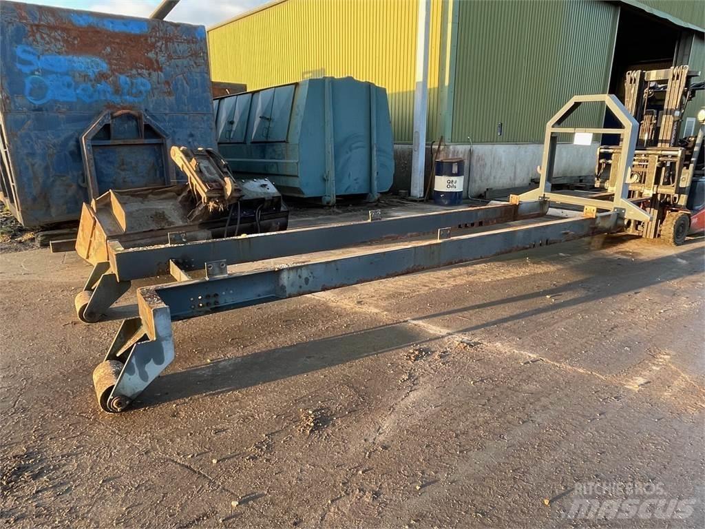  Wirehejs ramme Låg lastande semi trailer