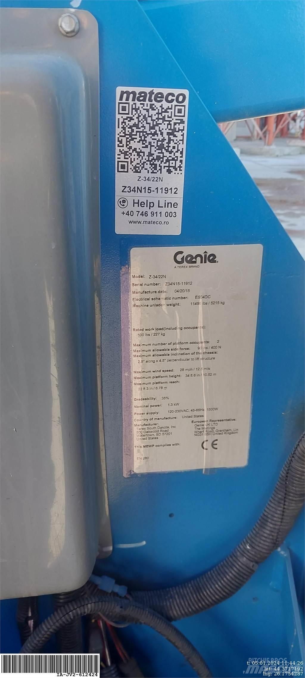 Genie Z-34/22N Bomliftar