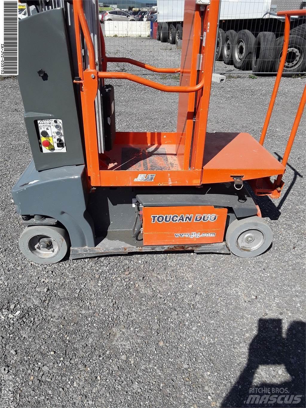 JLG Toucan duo Personhissar och andra hissar