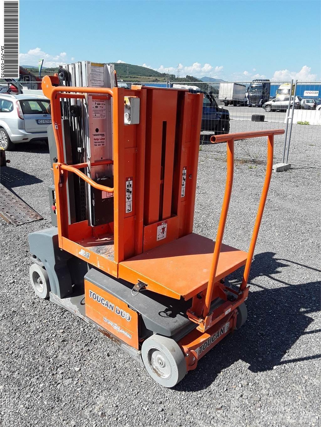 JLG Toucan duo Personhissar och andra hissar
