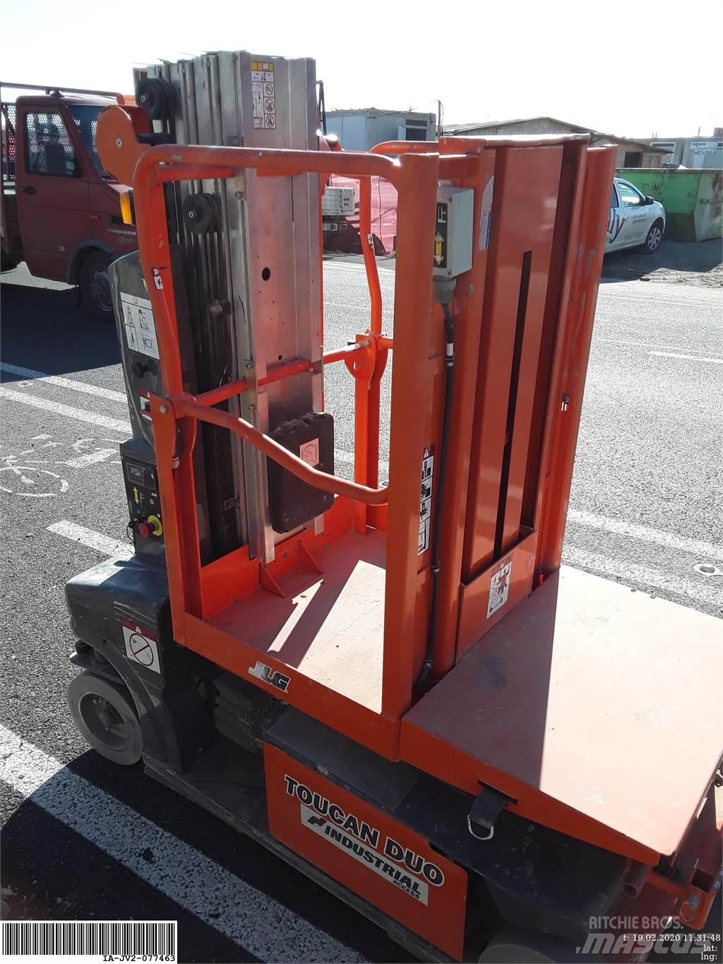 JLG Toucan duo Personhissar och andra hissar
