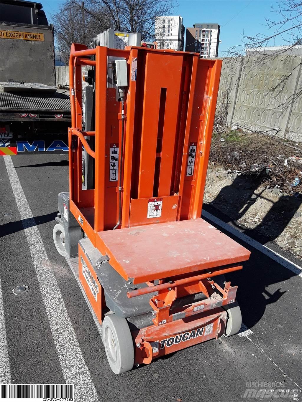 JLG Toucan duo Personhissar och andra hissar
