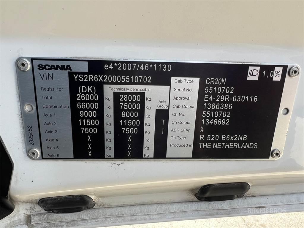 Scania R520 hejs Lastväxlare med kabellift