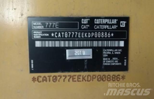 CAT 777E Midjestyrd dumper